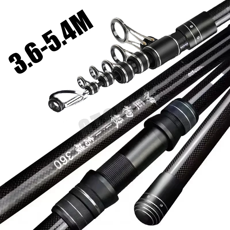 Fishing Rod Surf - Удочка телескопическая 3.6м 4.5м 5.0м 5.4м