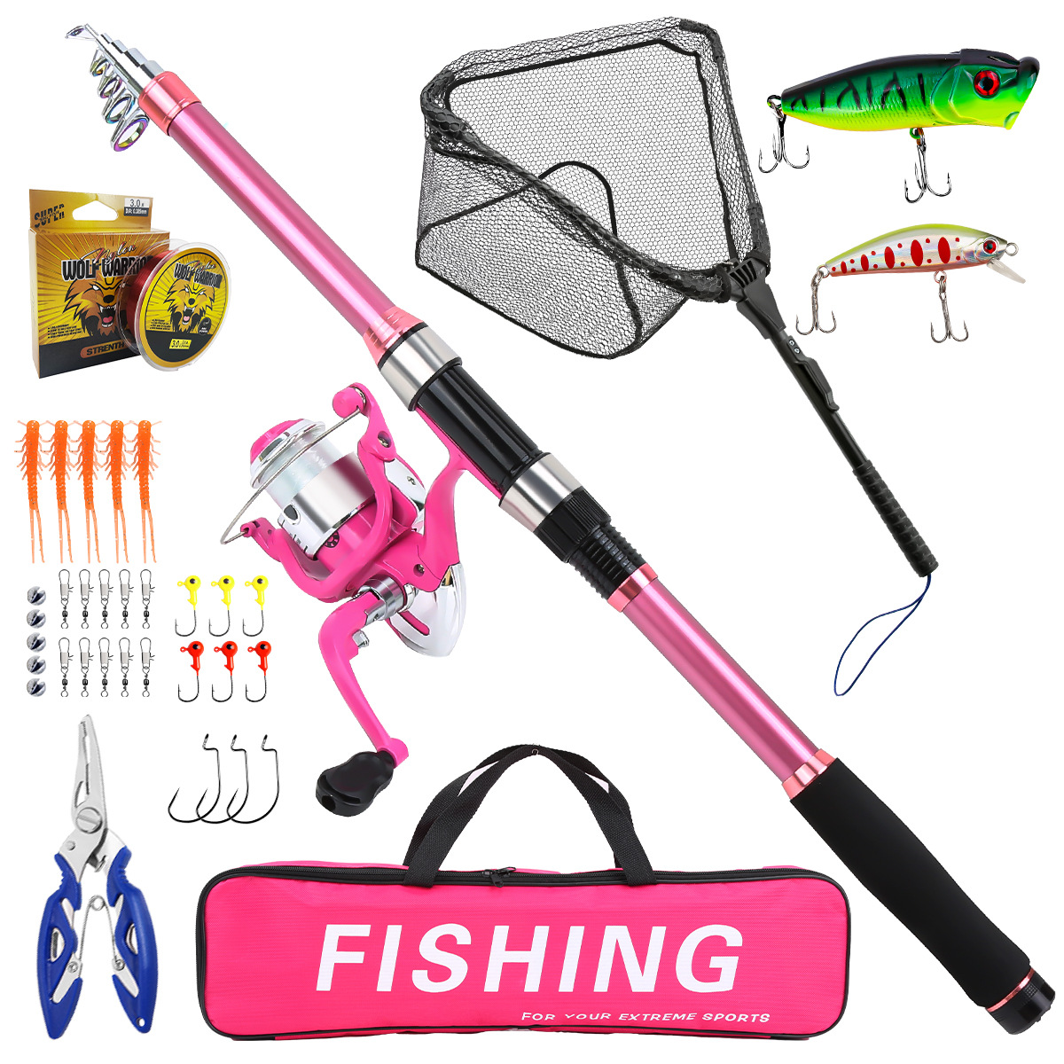 Набор для рыбалки: телескопиче – обзор и цена Fishing Rod Combo