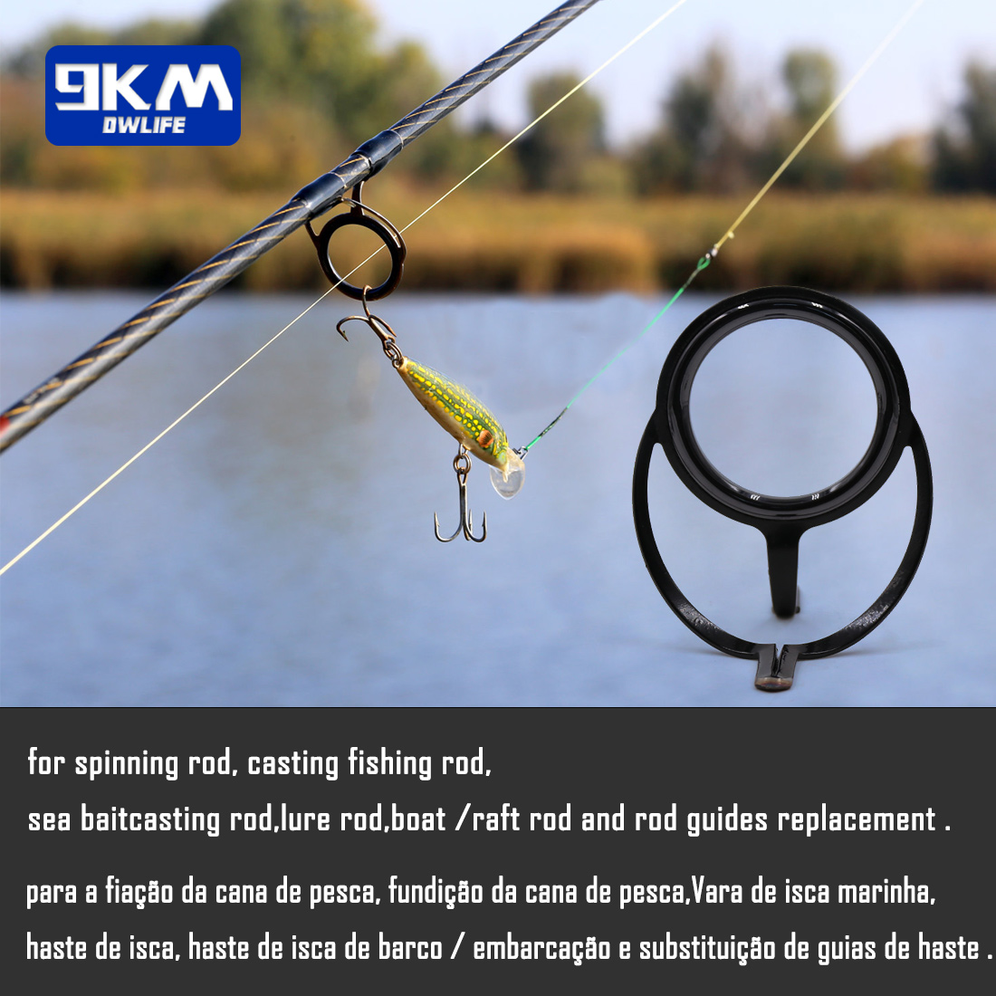Ремкомплект для удочки, компон – обзор и цена Fishing Rod Guide Replacement